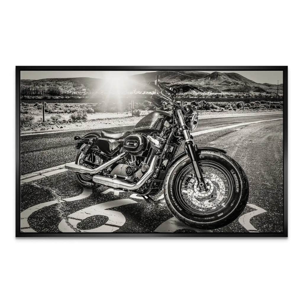 Route Heritage Edition – Harley Leinwandbild INGALERIE