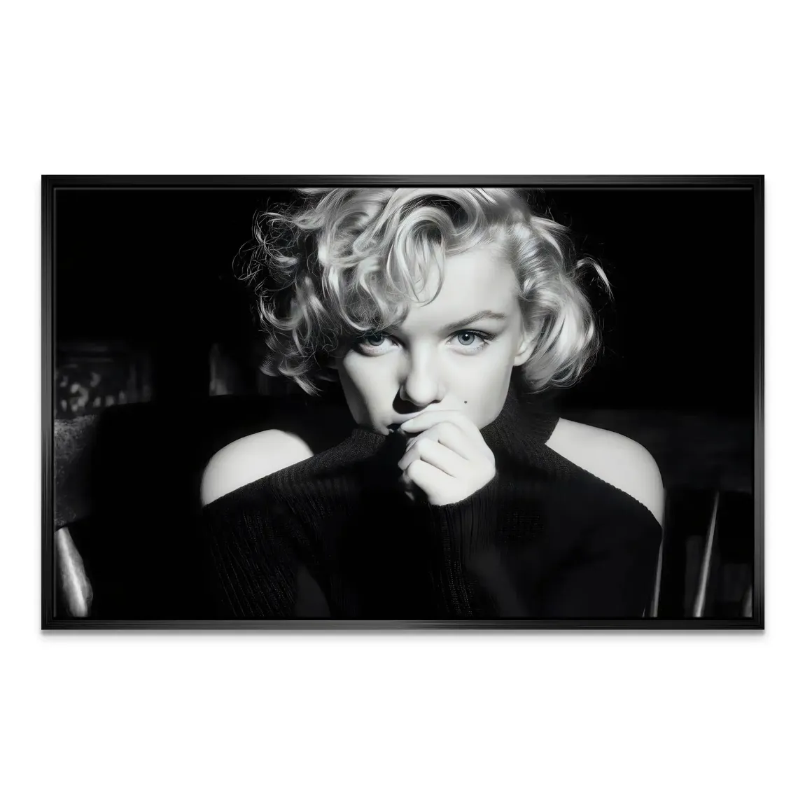 Marilyn Monroe Silent Glamour Leinwand Bild INGALERIE