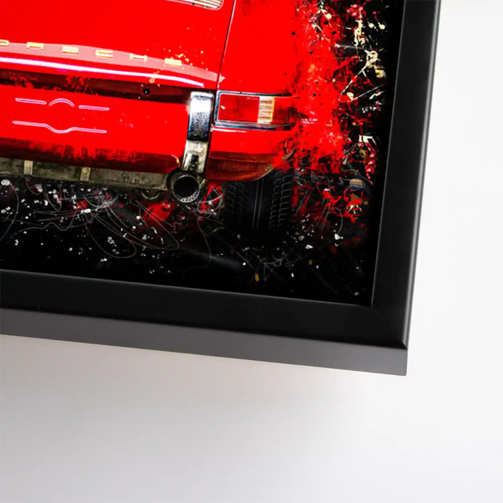 Porsche 911 Pop Art Style Leinwand Bild INGALERIE
