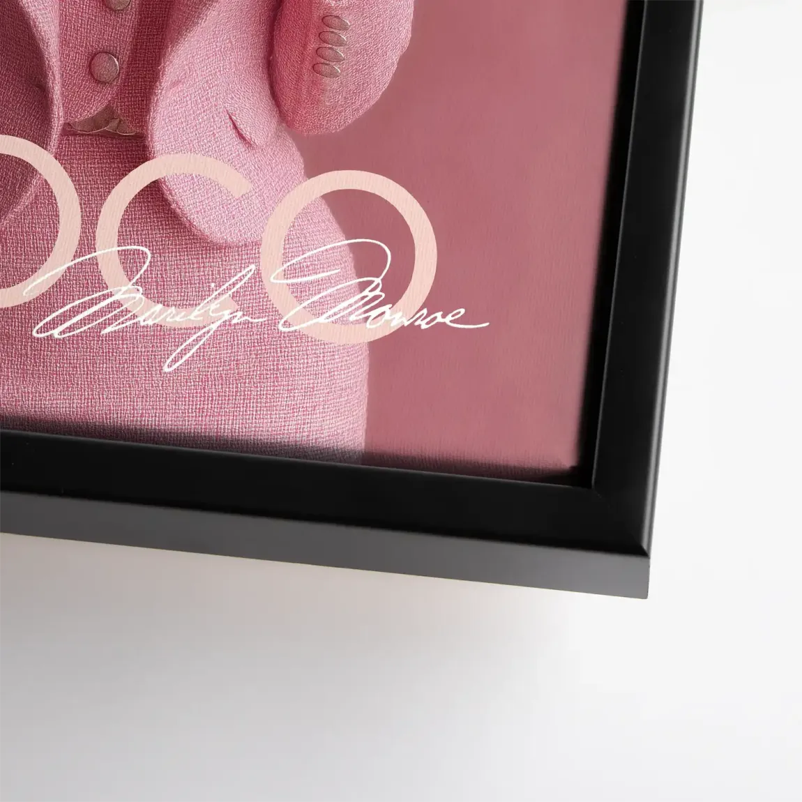 Eleganz in Rosé Monroe Leinwand Bild INGALERIE
