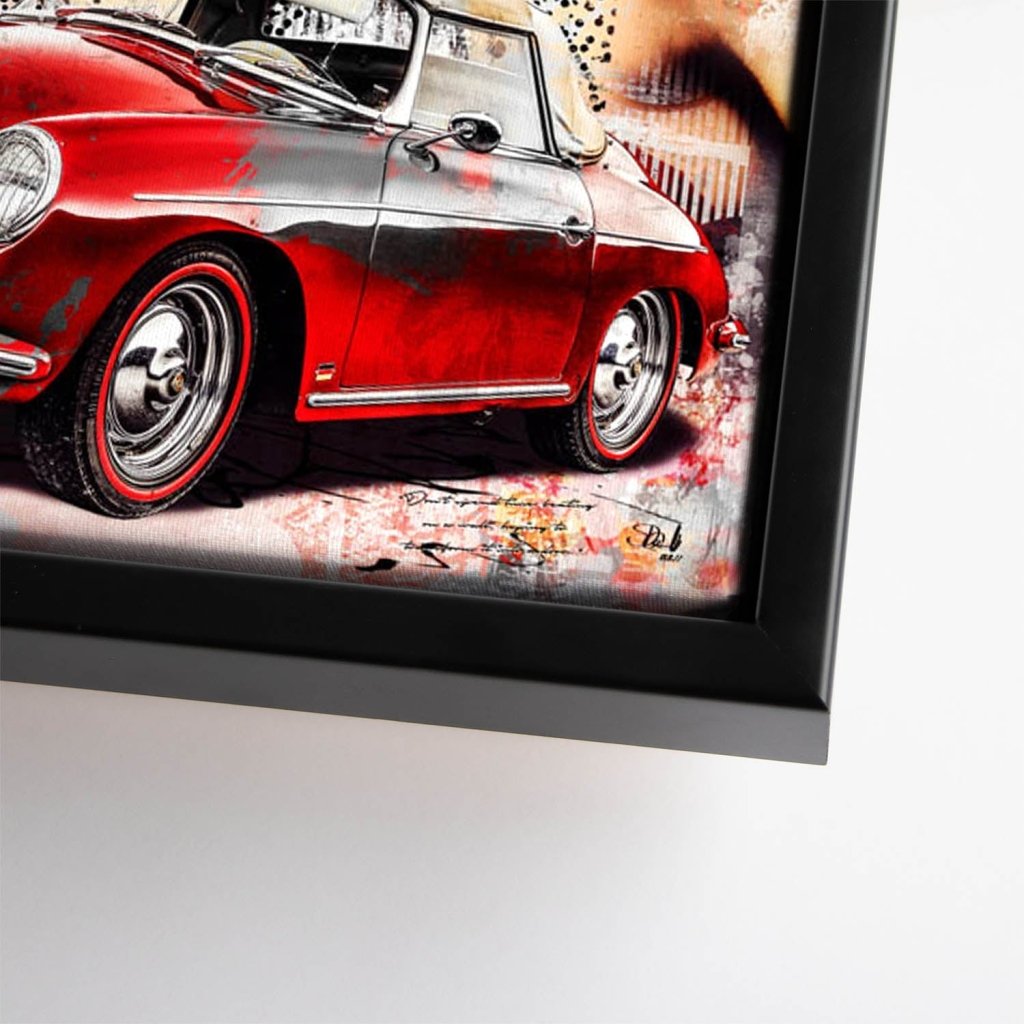 Marilyn Monroe Porsche Pop Art Leinwand Bild INGALERIE