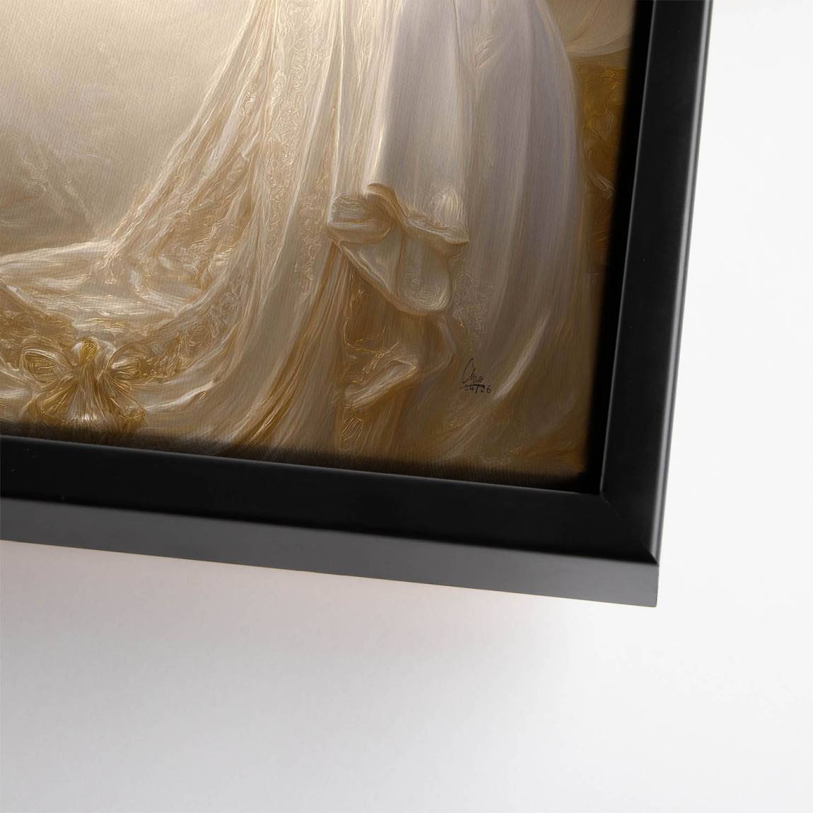 Goldener Buddha Leinwand Bild