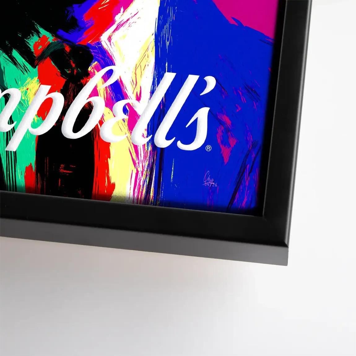 Campbell Popart Leinwand Bild