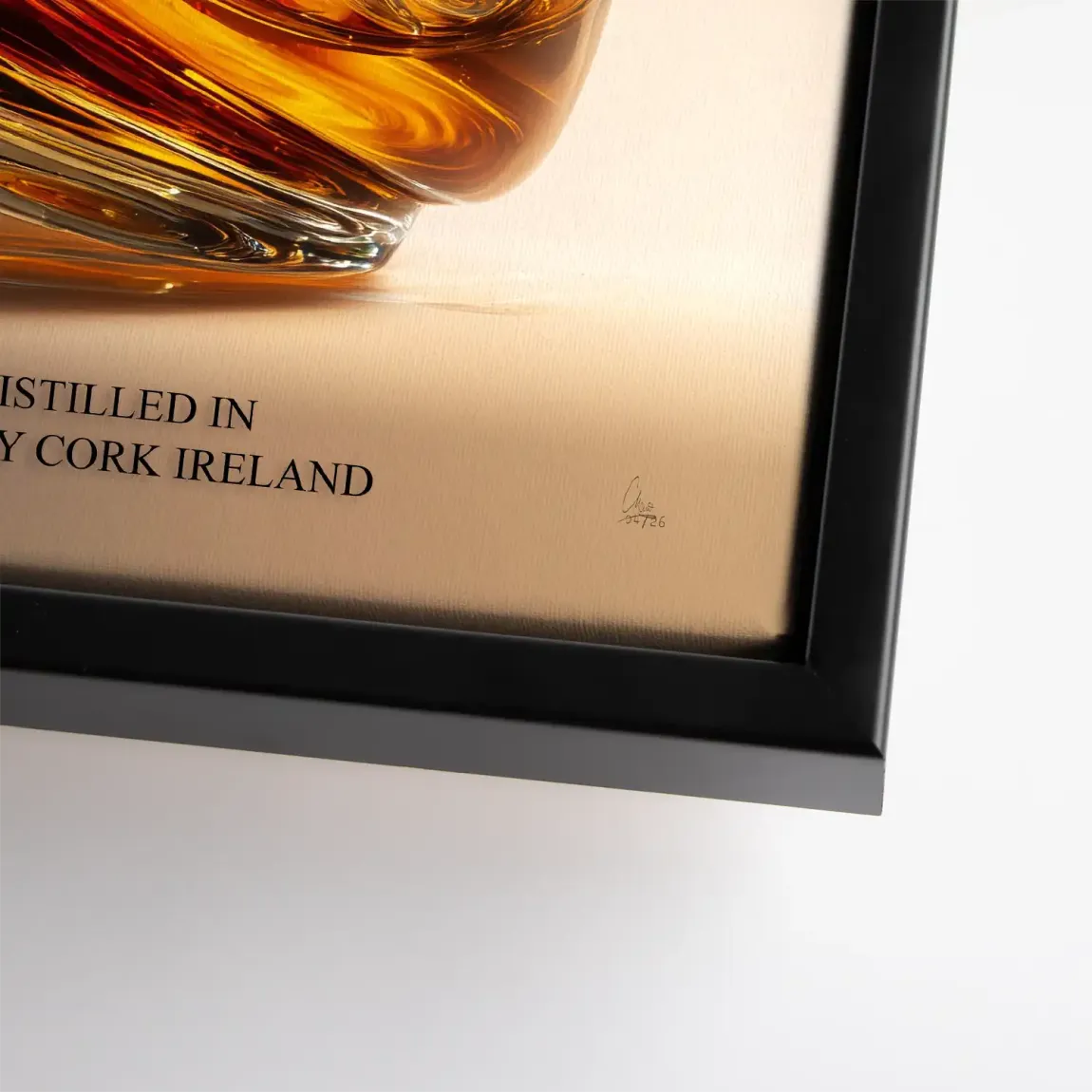 Peaky Whiskey Leinwand Bild