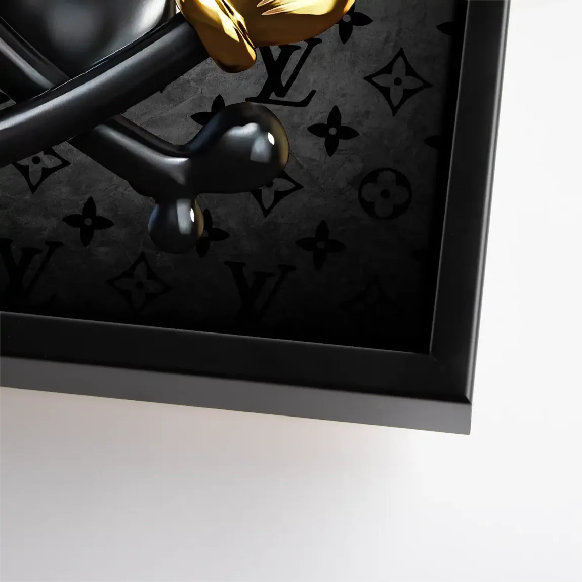 Money Skull Duck Leinwand Bild