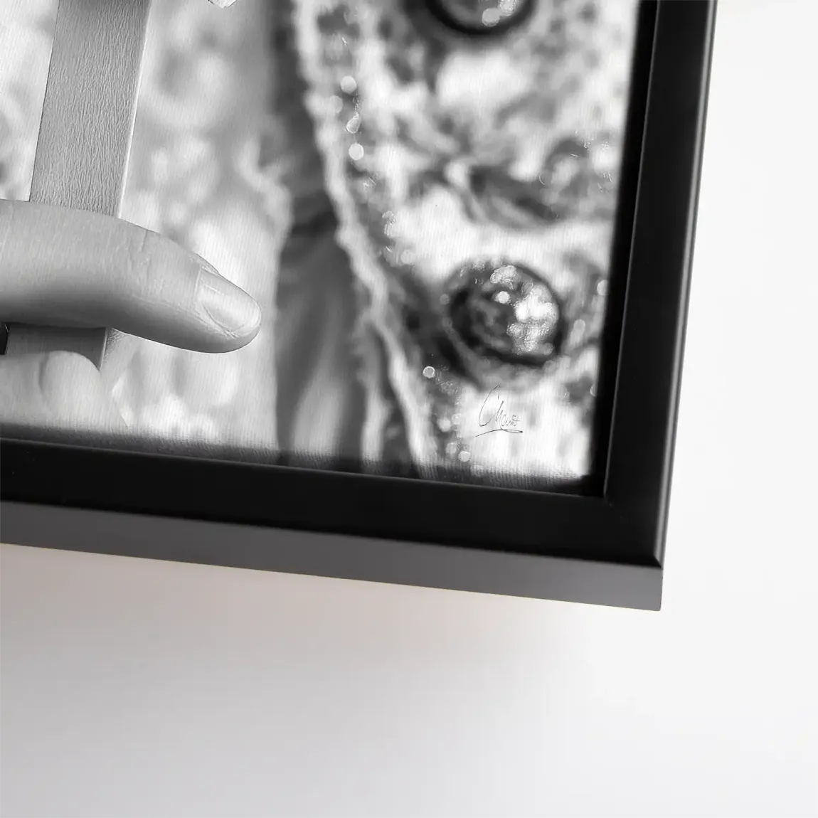 Gucci Ice Couture Noir Leinwand Bild