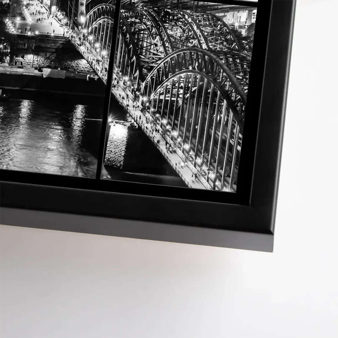 Köln Night Vision Leinwand Bild