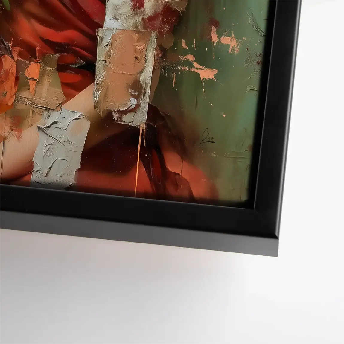 Silent Orchid Beauty Leinwand Bild