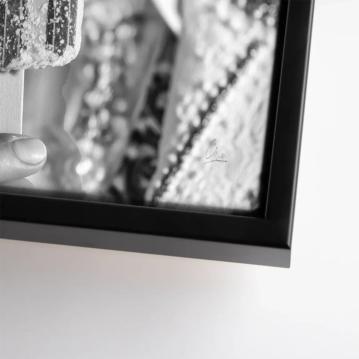 Gucci Ice Noir Leinwand Bild
