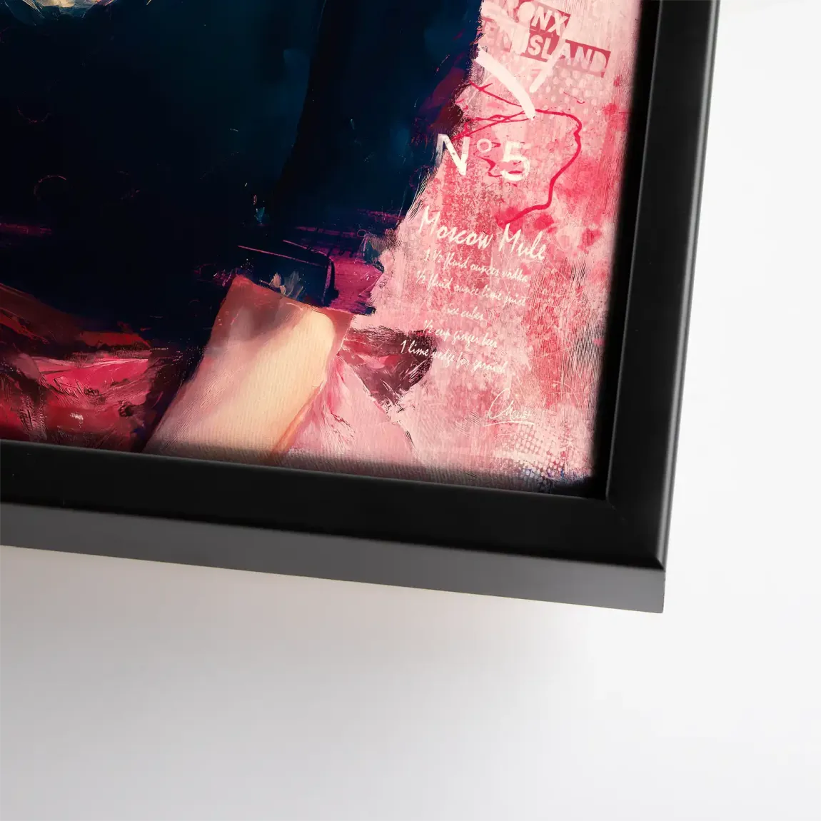 Das Lächeln der Ikone Leinwand Bild INGALERIE