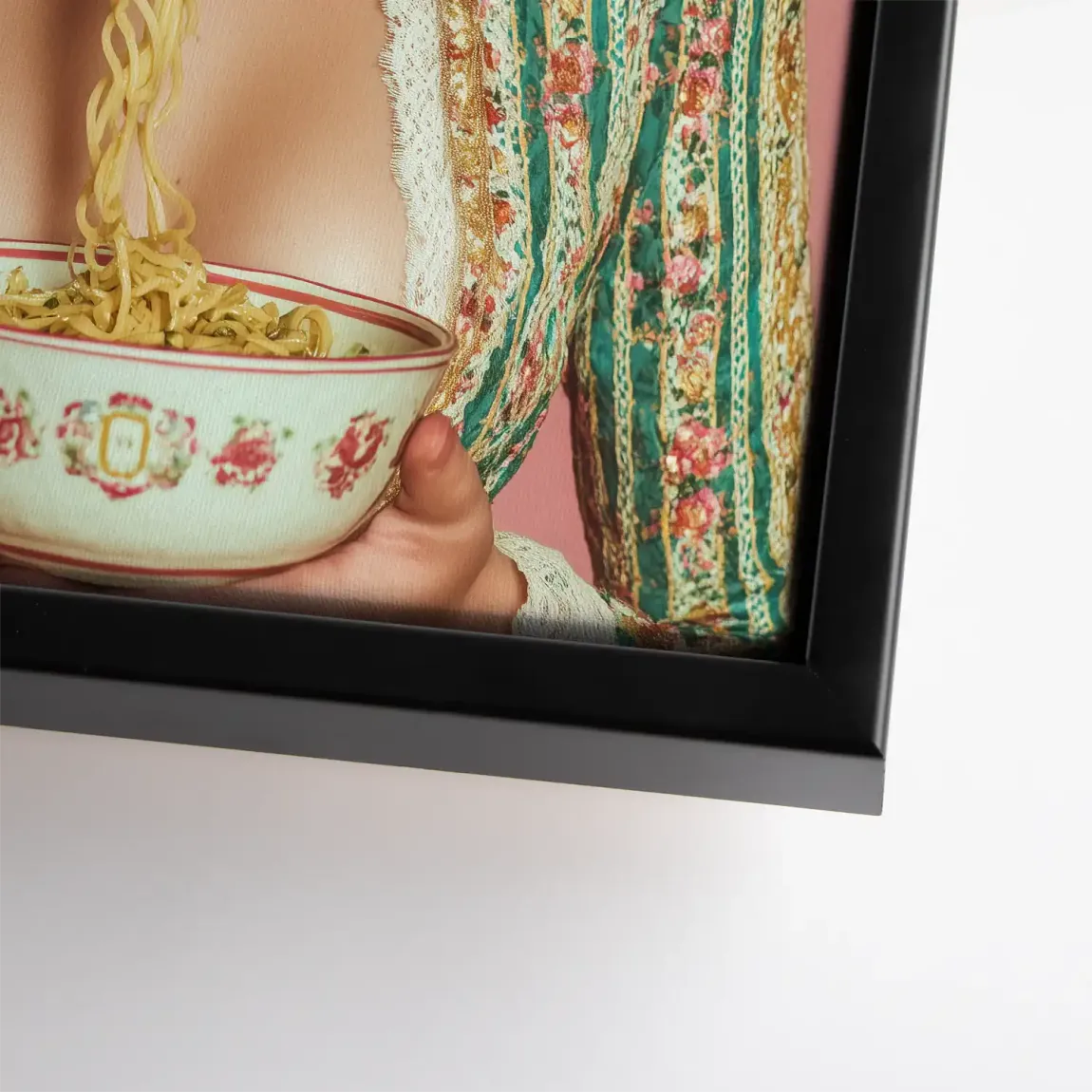 La Dolce Noodle Lady Leinwand Bild