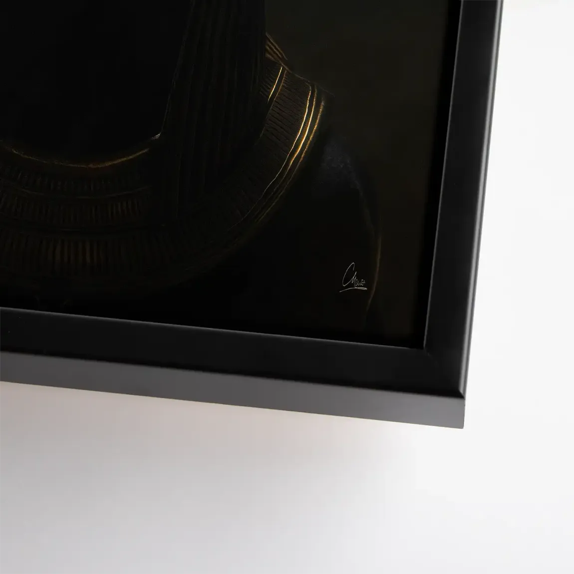 Dark Anubis Leinwand Bild