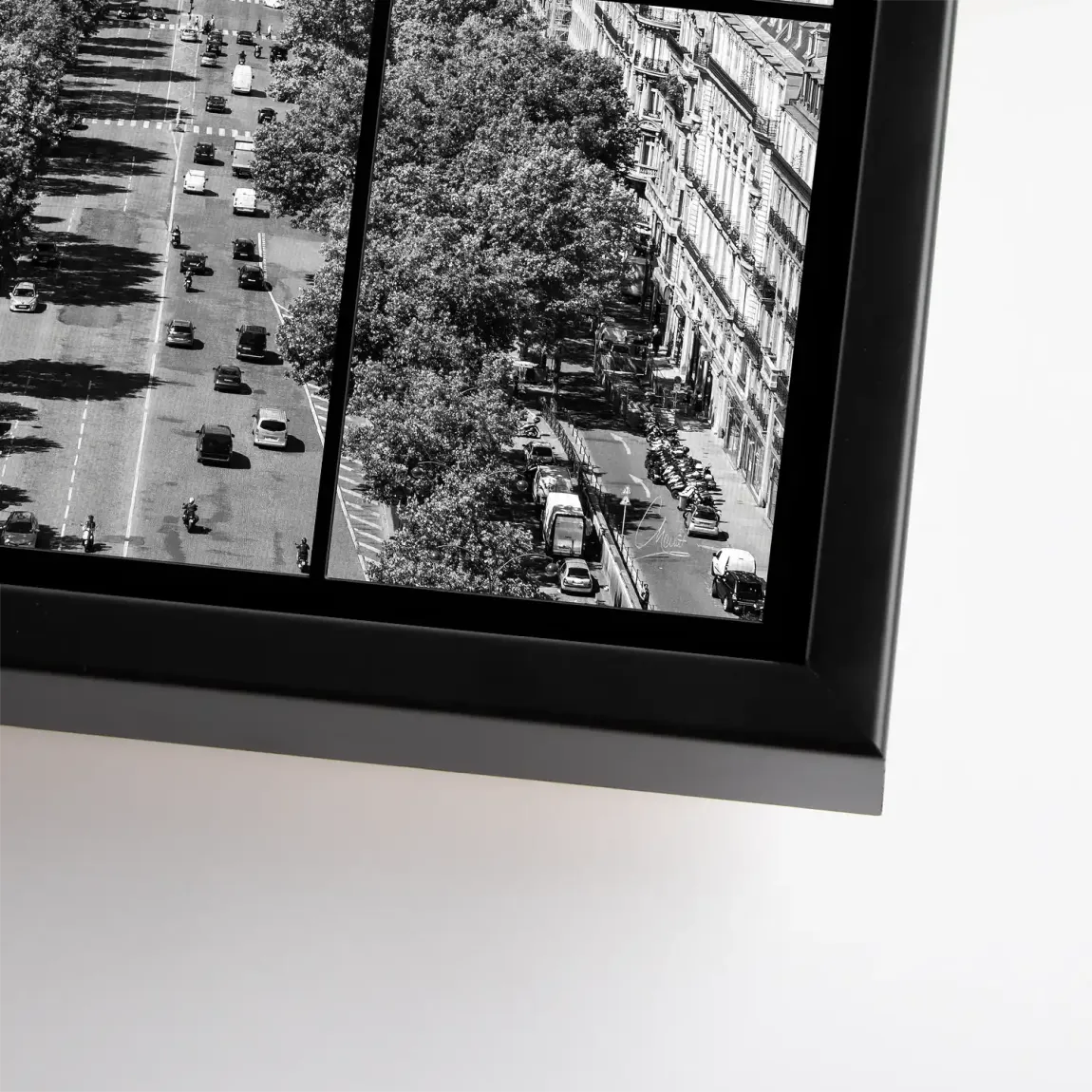 Skyline Avenue Paris Leinwand Bild