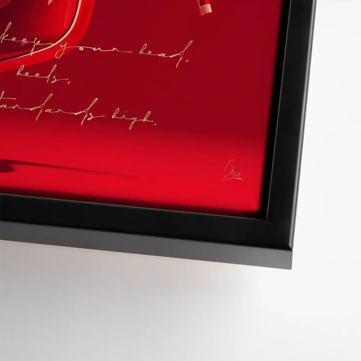 Coco Heels Leinwand Bild