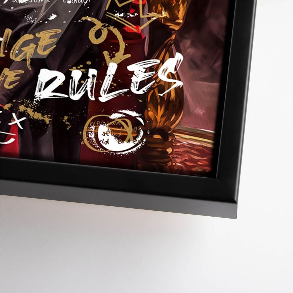 Leinwand Bild Scarface Rules INGALERIE