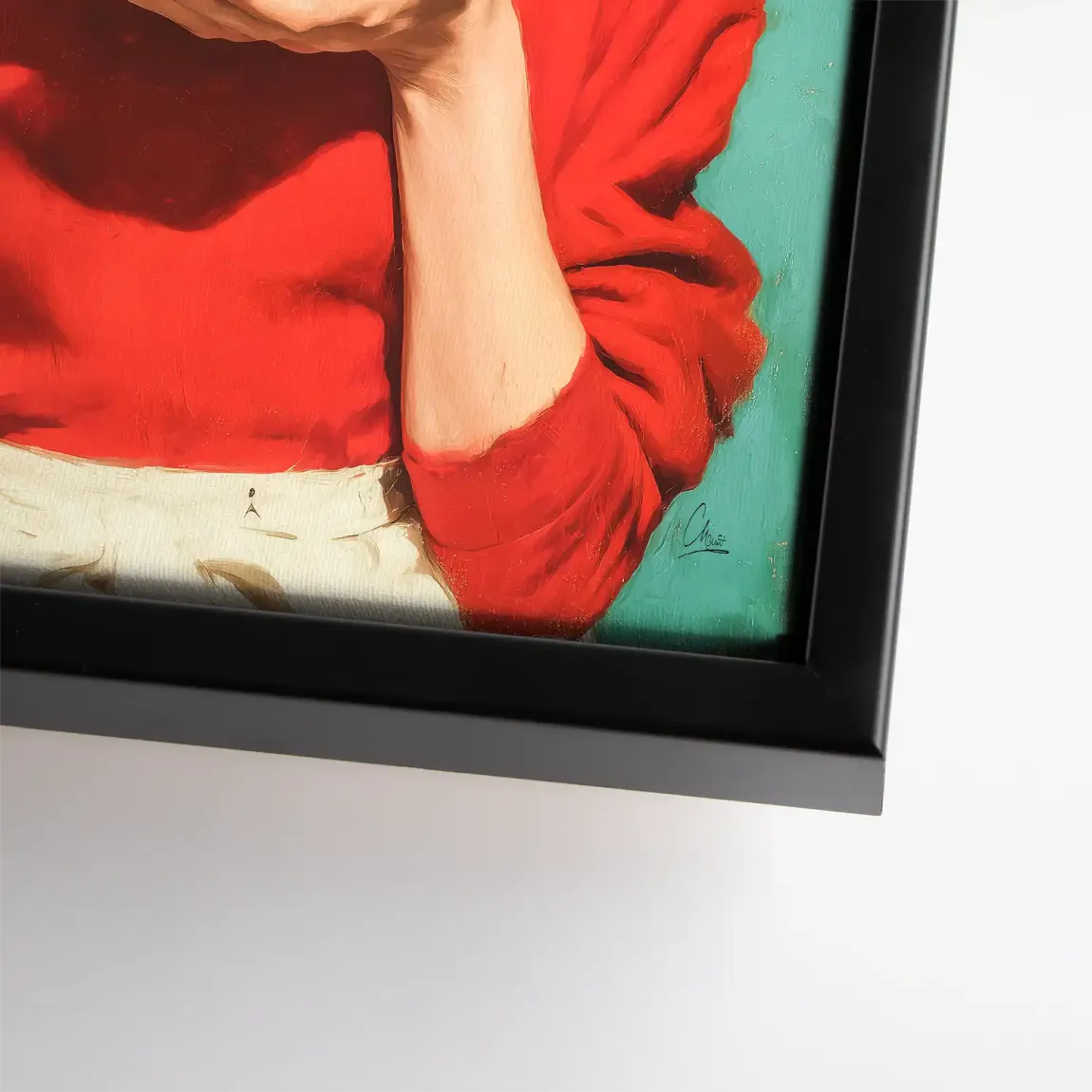 Audrey Hepburn Pasta Moments Leinwand Bild