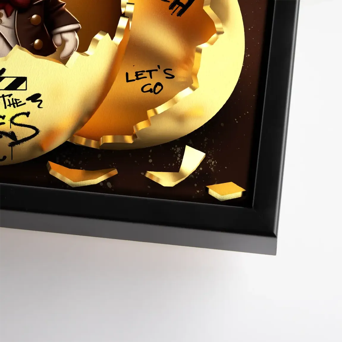 Money Master Dagobert Duck Leinwand Bild