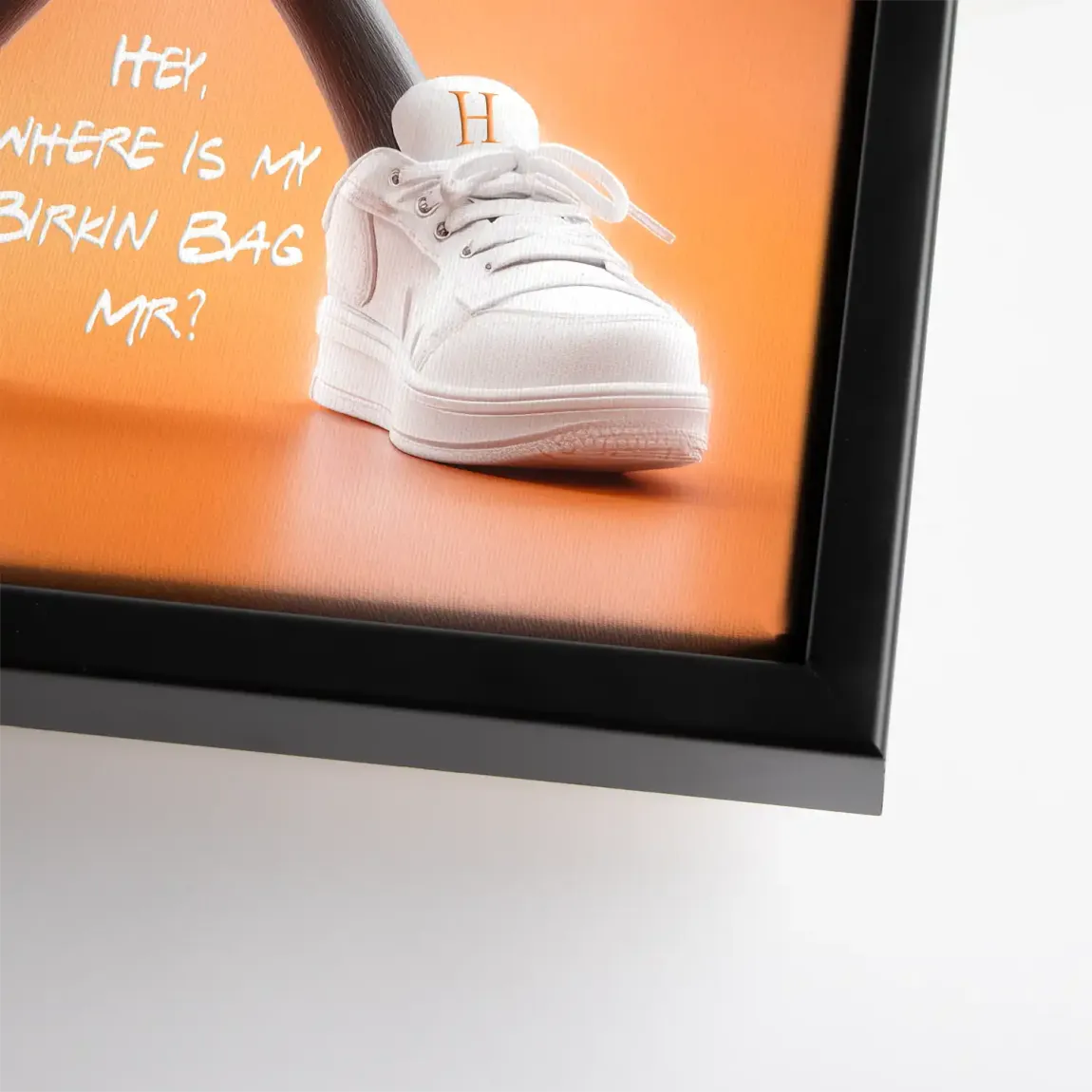 Orange Charm Minnie Maus Leinwand Bild