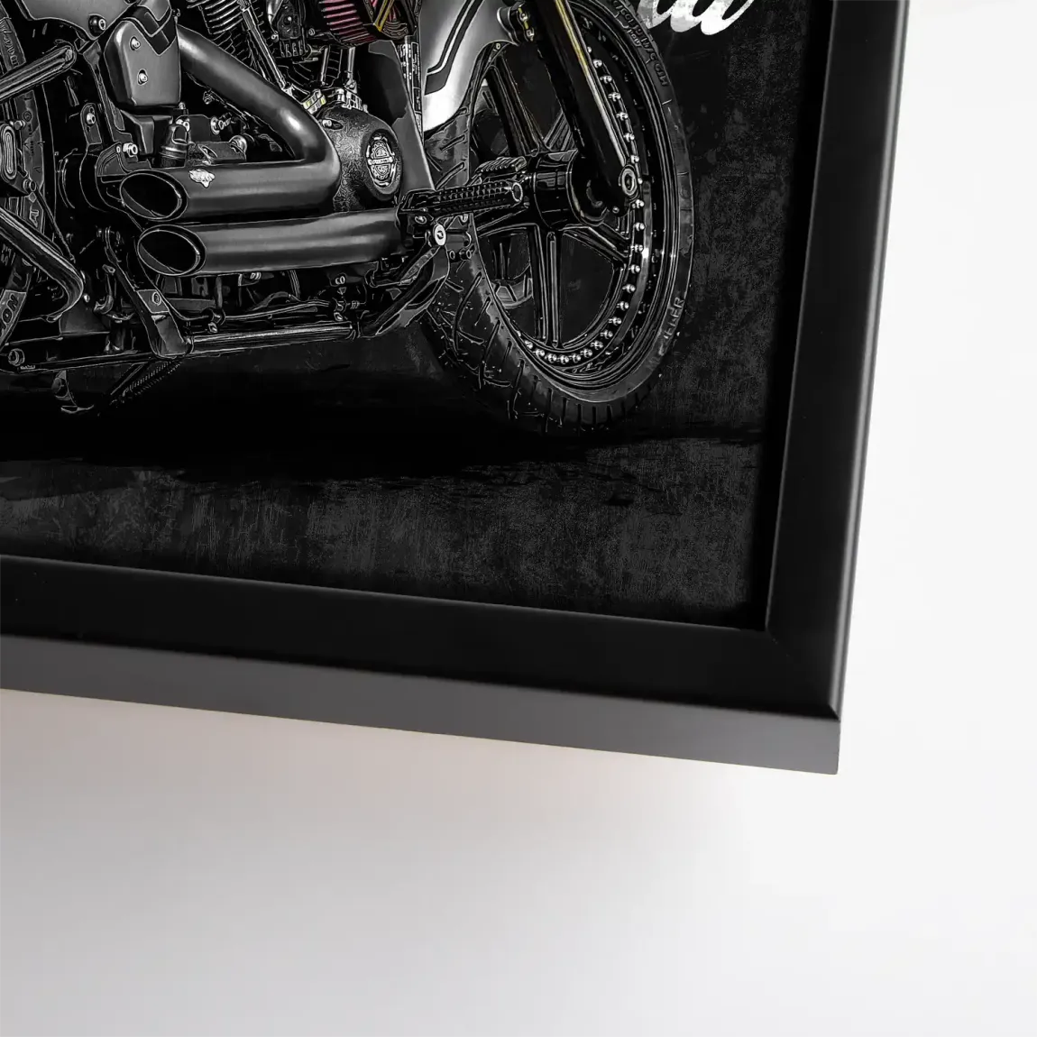 Harley Freedom Pop Art Leinwand Bild