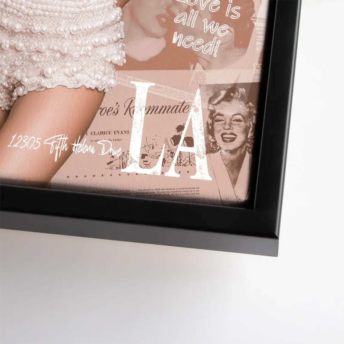 Hollywood Glam Marilyn Leinwand Bild