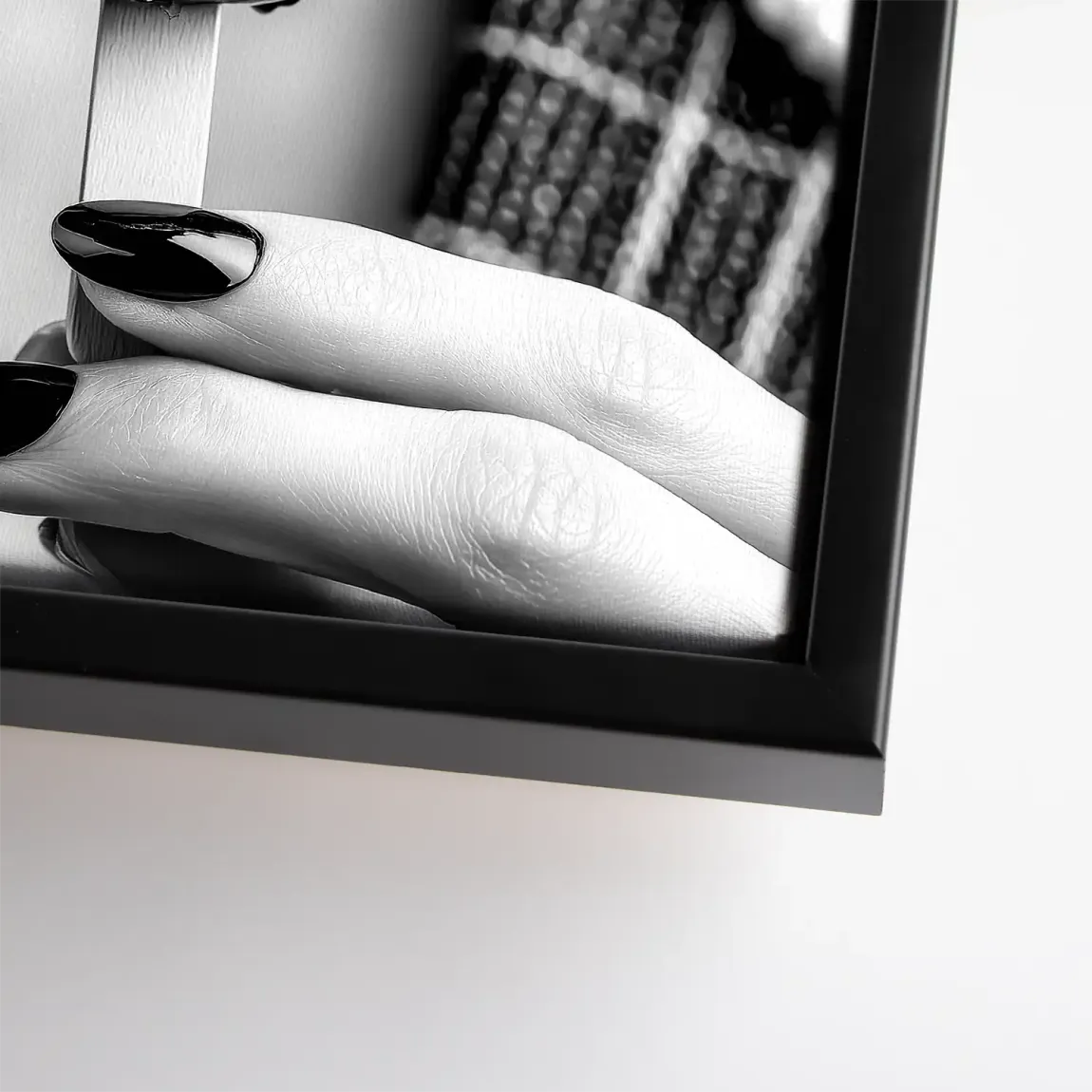 Noir Ice Couture Chanel Leinwand Bild