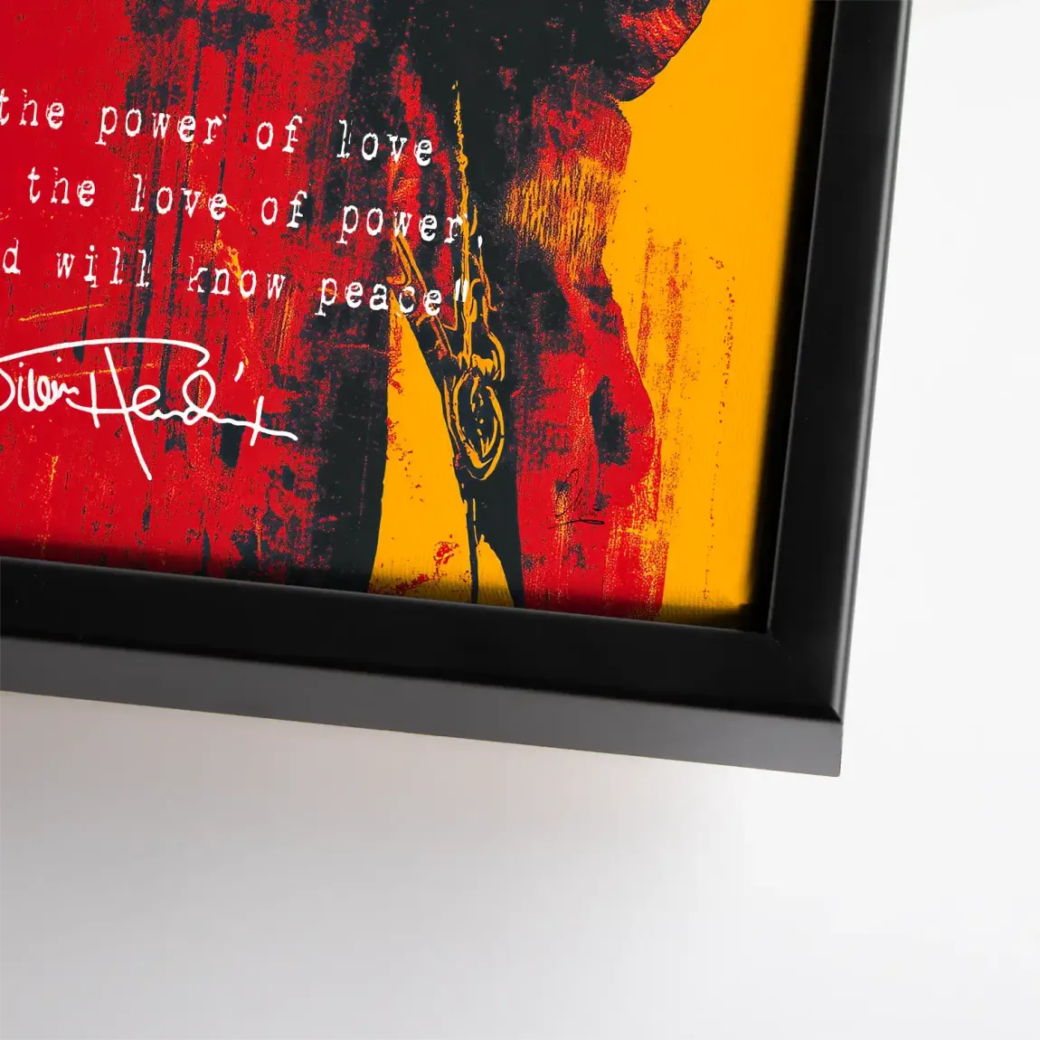 Electric Soul Hendrix Leinwand Bild