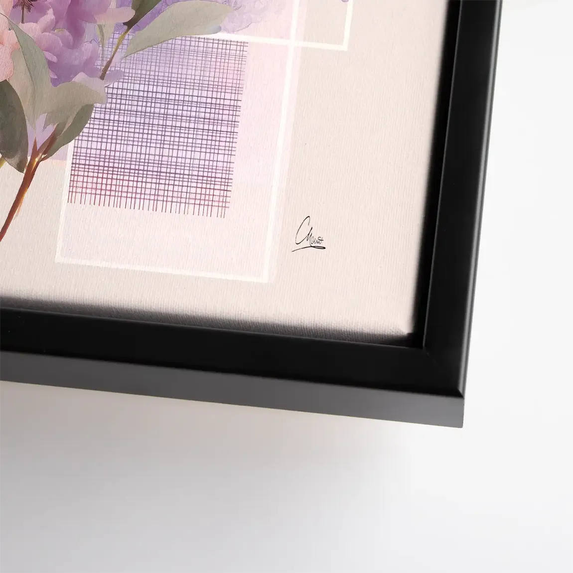 Soft Petal Harmony Leinwand Bild