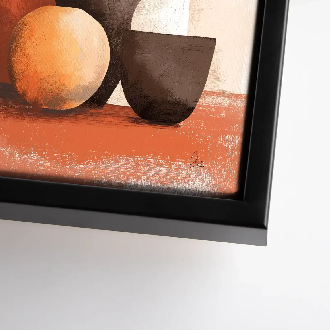 Terracotta Grace Leinwand Bild