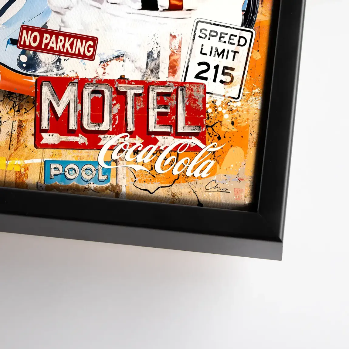 Steve McQueen Gasoline Spirit Leinwand Bild