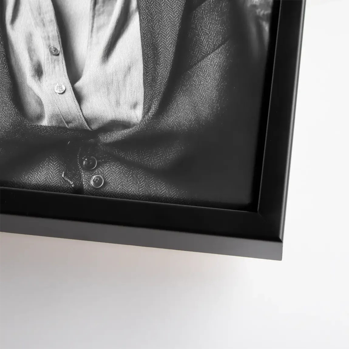 Smoke & Secrets Beauty in schwarz weiss Leinwand Bild INGALERIE