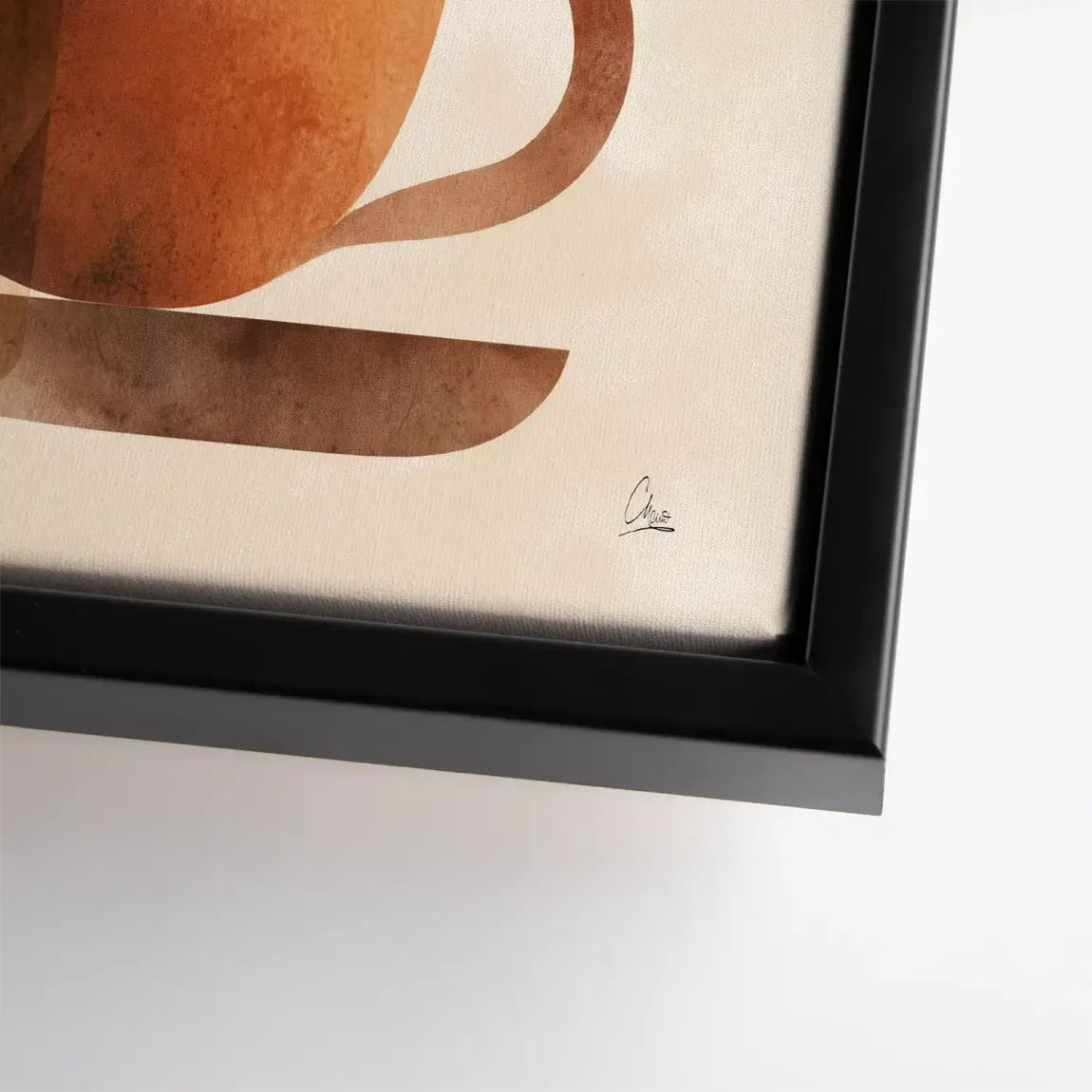 Warm Aroma Leinwand Bild