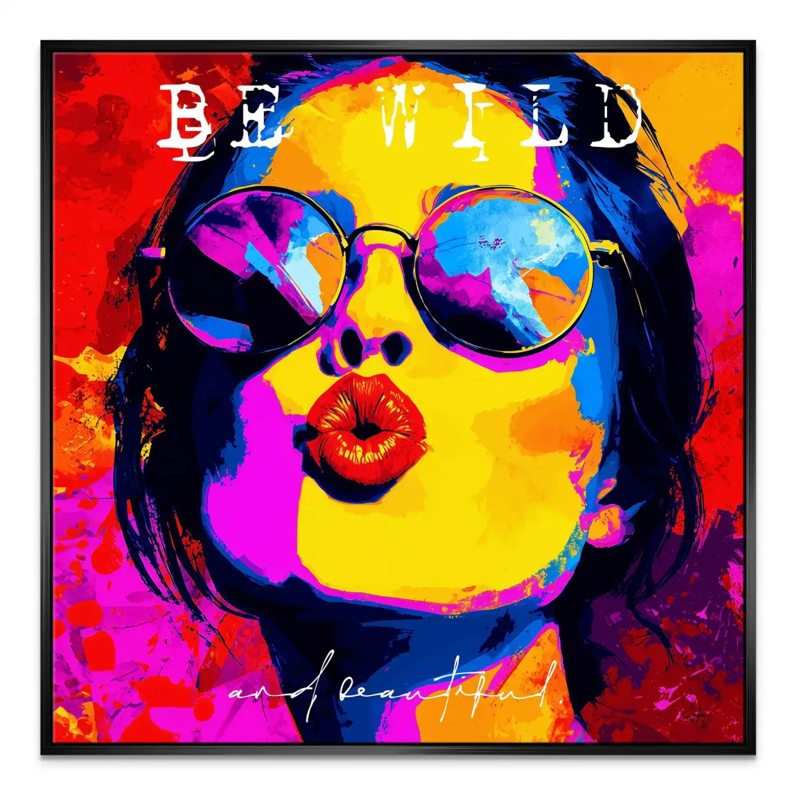 Be Wild Leinwand Bild
