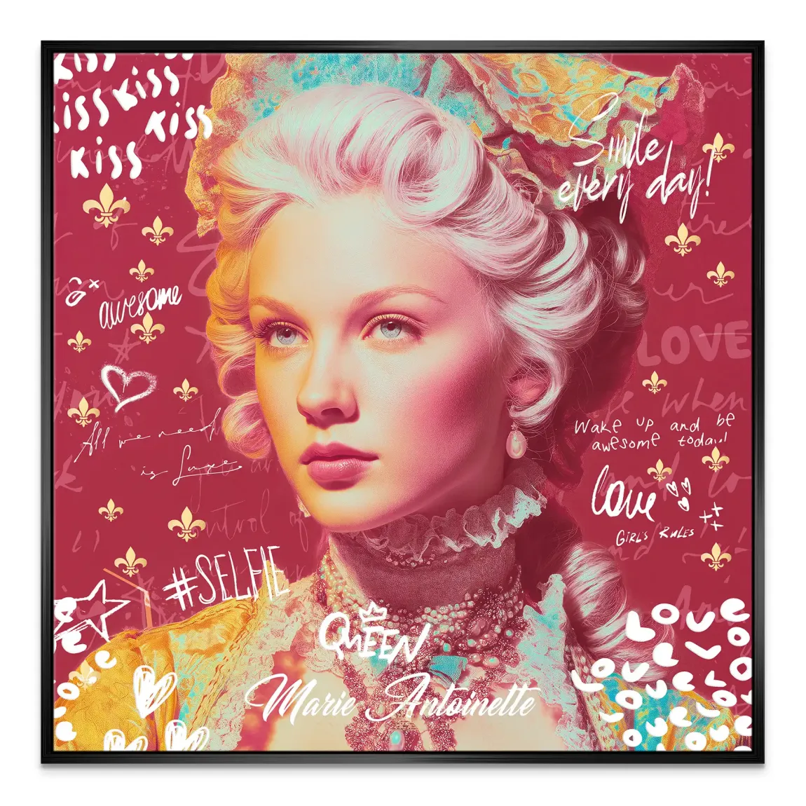 Royal Pop Leinwand Bild