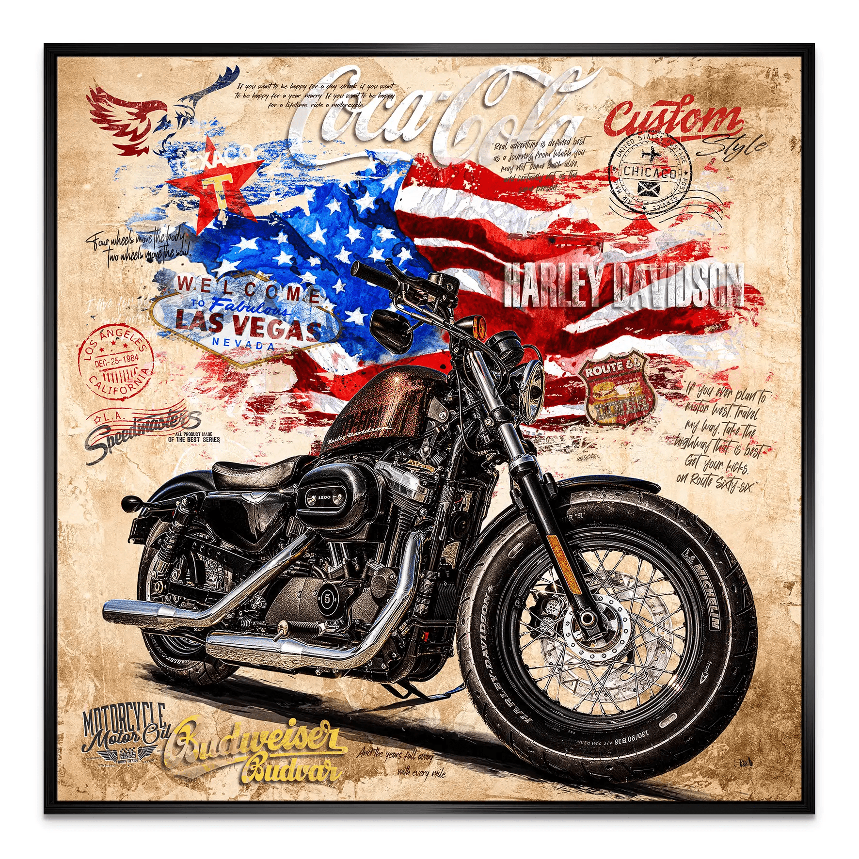 American Pulse auf Leinwand INGALERIE