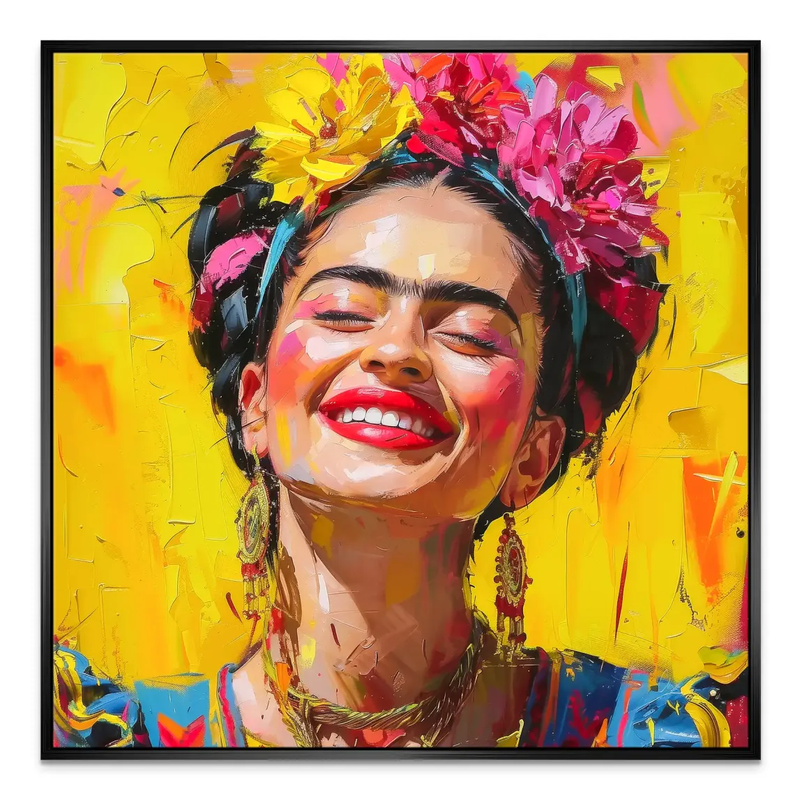 Frida Viva Leinwand Bild