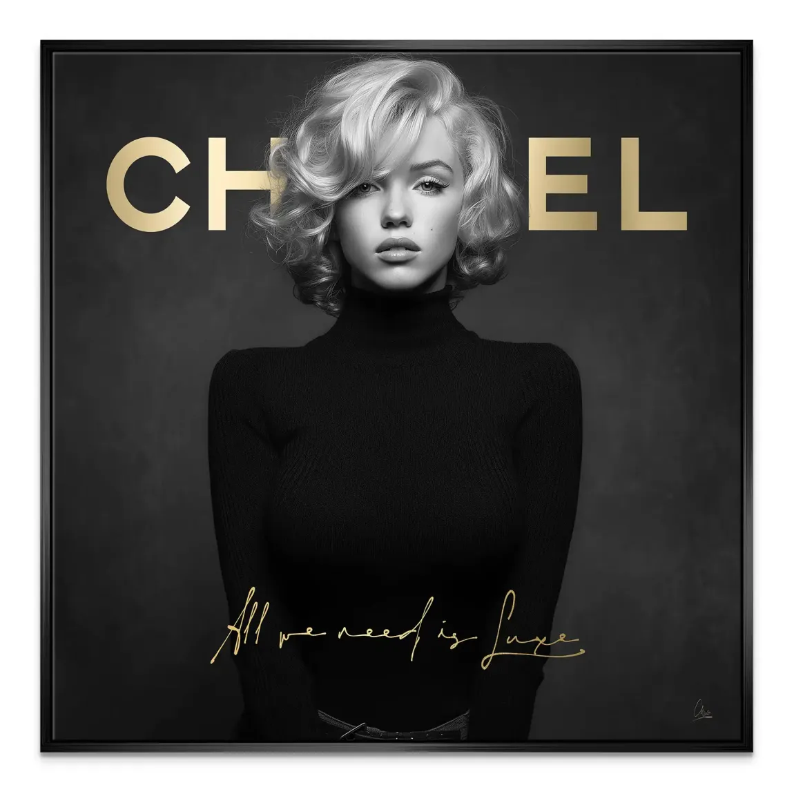 Marilyn Luxe Art Leinwand Bild