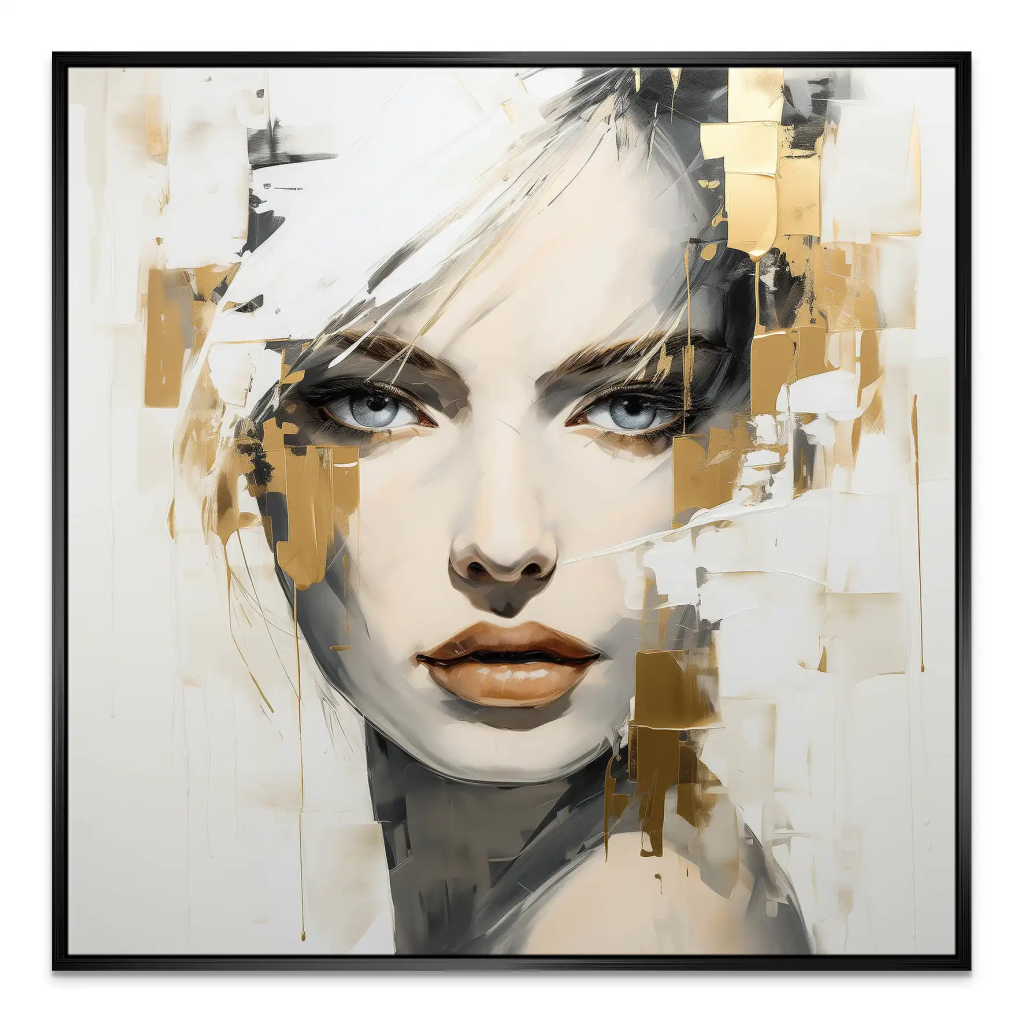 Golden Muse Leinwand Bild INGALERIE