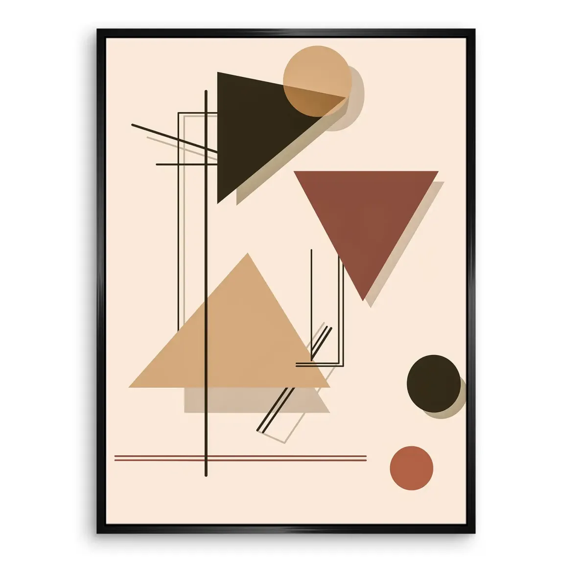Kandinsky Harmony Style Leinwand Bild INGALERIE