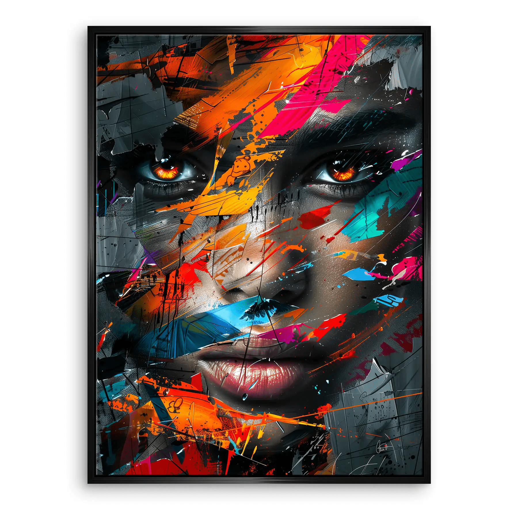 Abstrakt Girl Nr.2 Leinwand Bild INGALERIE