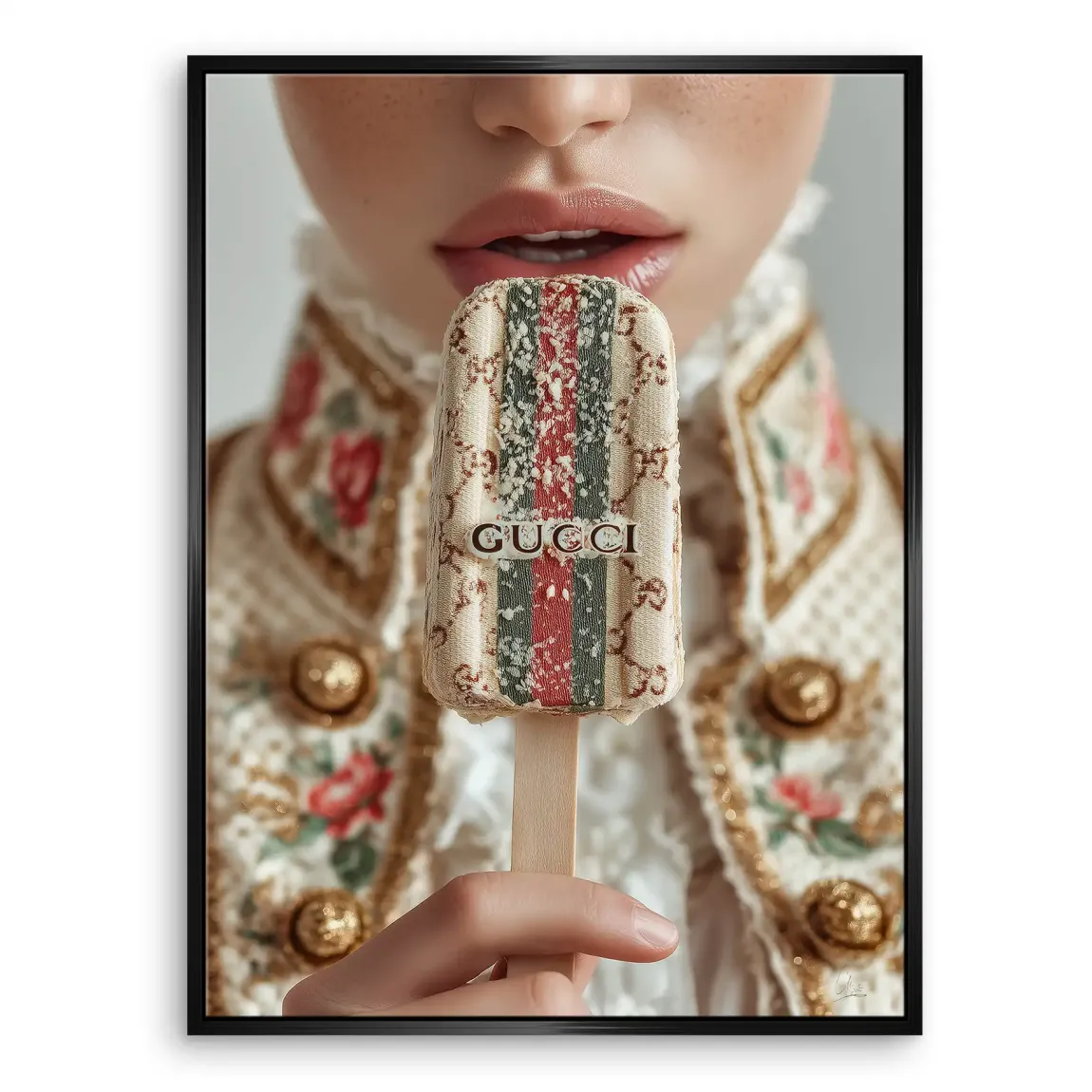 Gucci Ice Couture Leinwand Bild