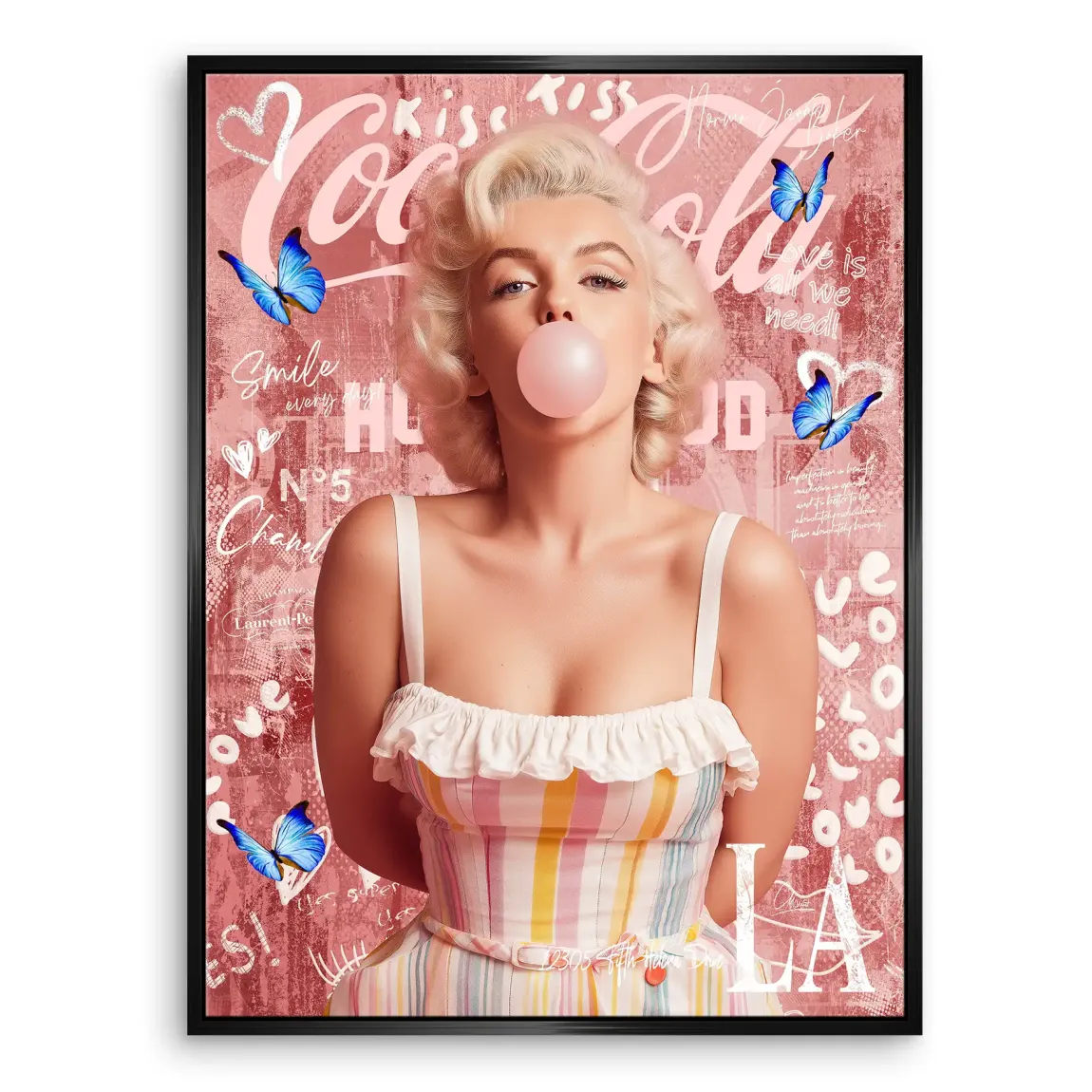 Bubble Pop Hollywood Leinwand Bild INGALERIE