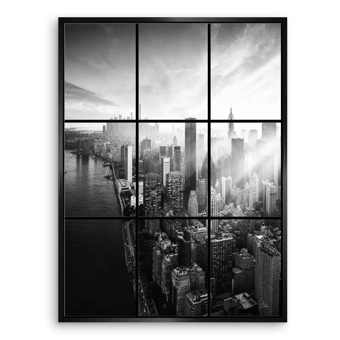 Silent Heights New York Leinwand Bild