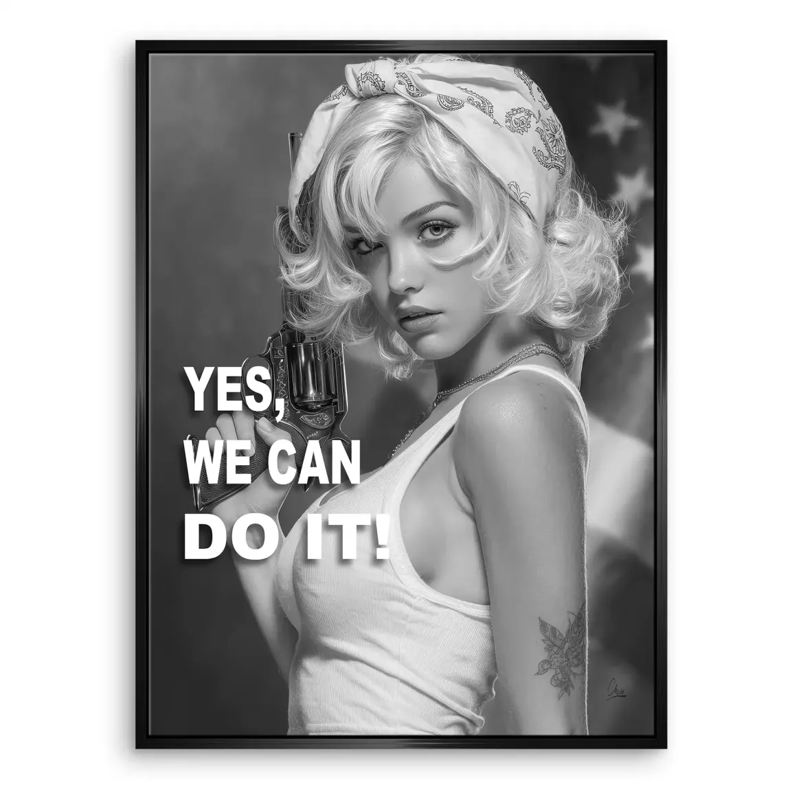 Yes we can Leinwand Bild