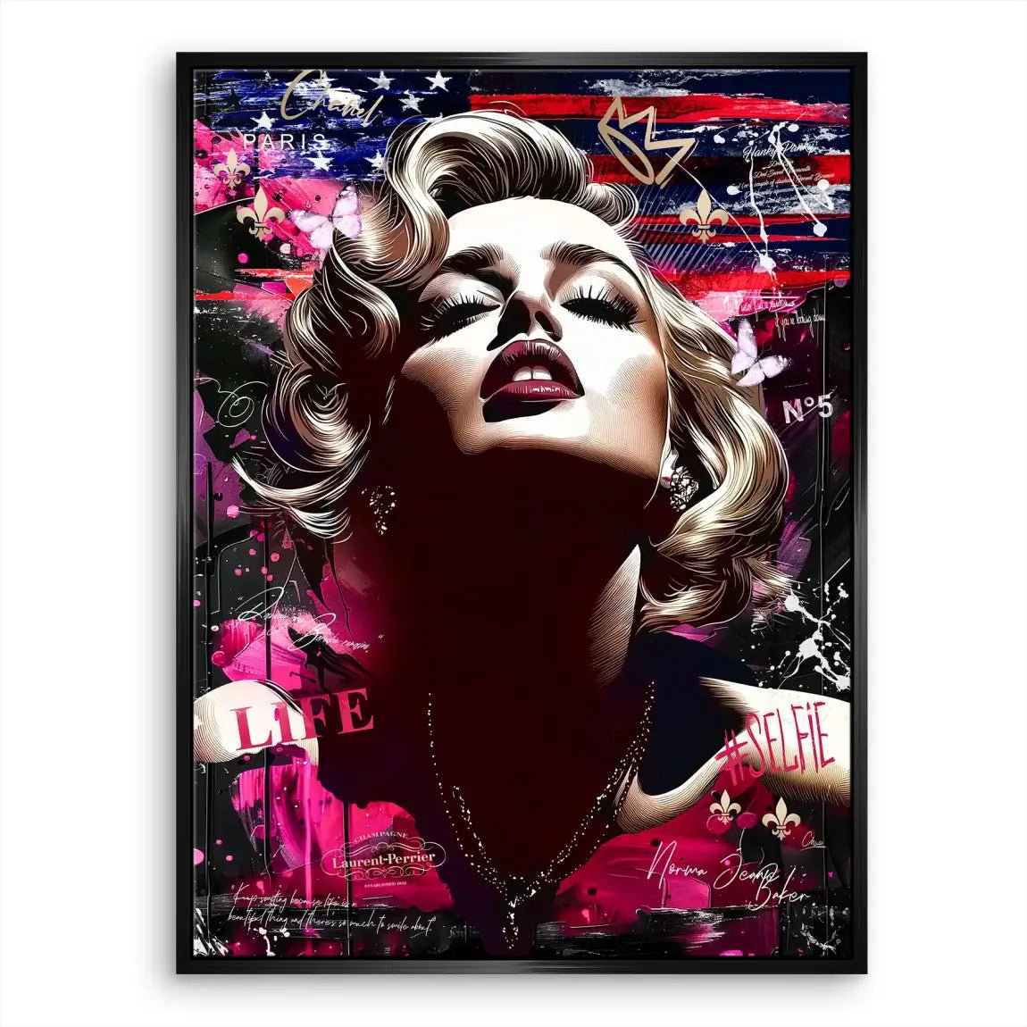 Marilyn Monroe USA Leinwand Bild INGALERIE
