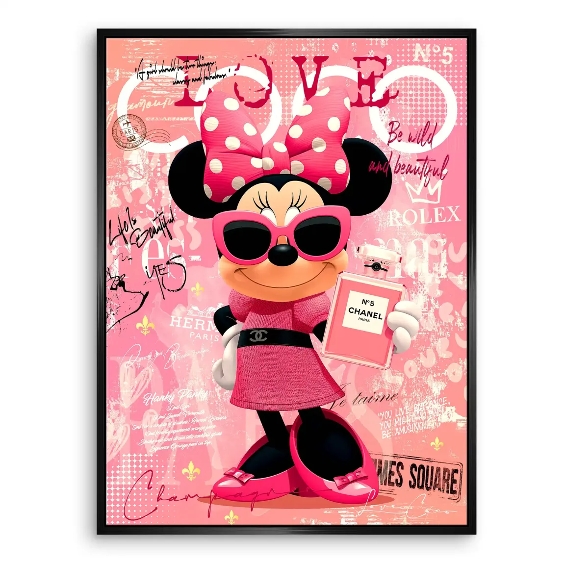 Minnie Maus Love Coco Leinwand Bild