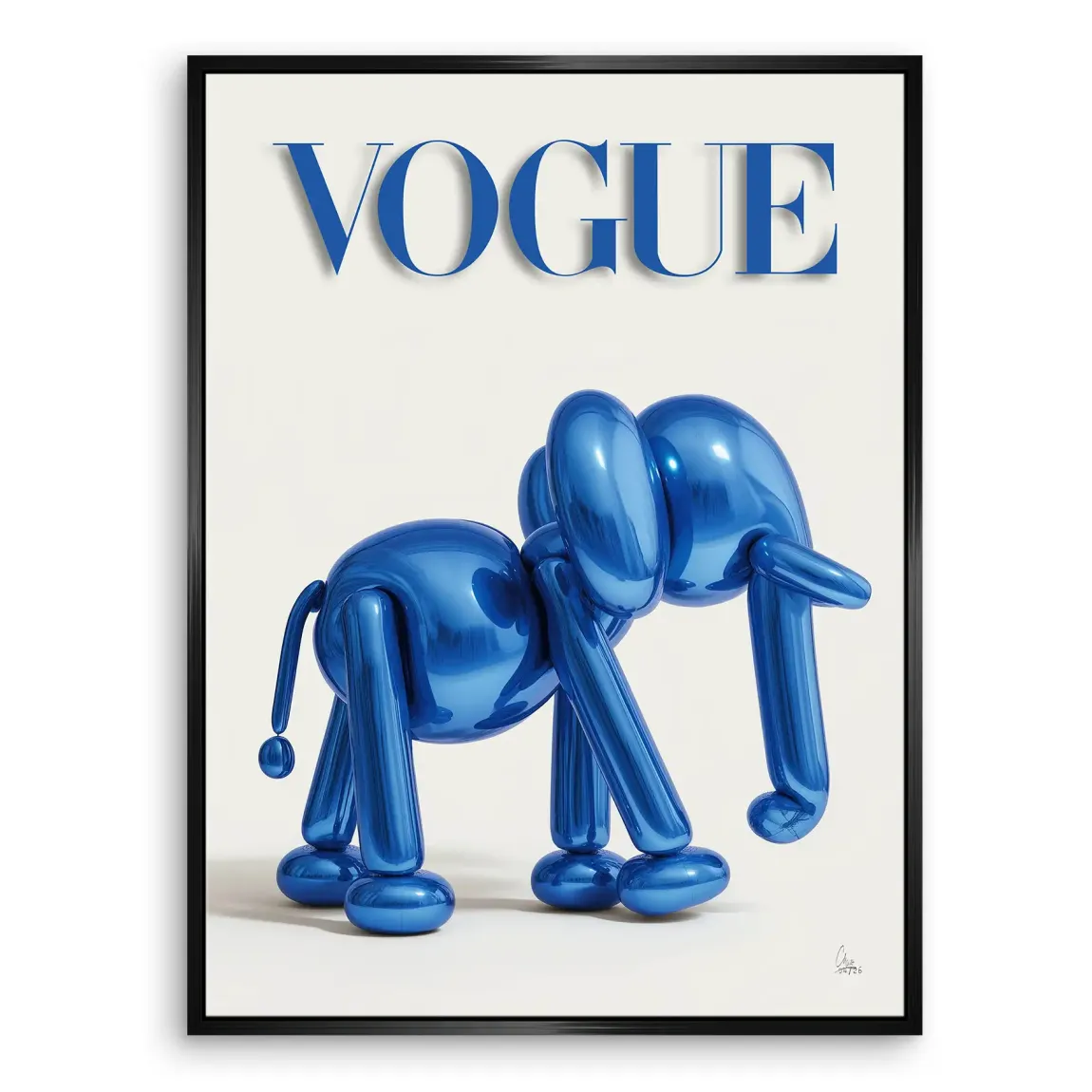 Ballon Elefant Chic Leinwand Bild