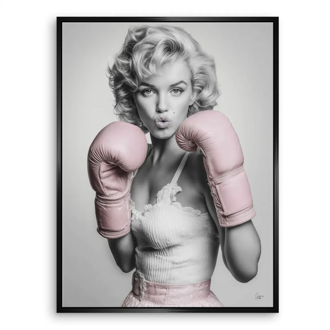 Marilyn Monroe Punch Leinwand Bild