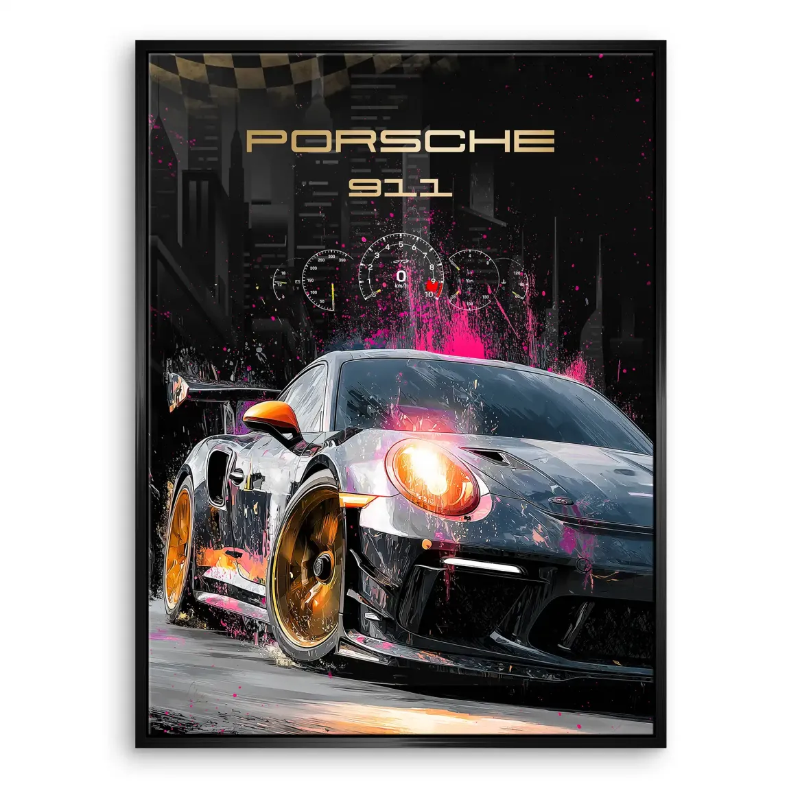 Porsche 911 GT3 Touch of Speed Leinwand Bild