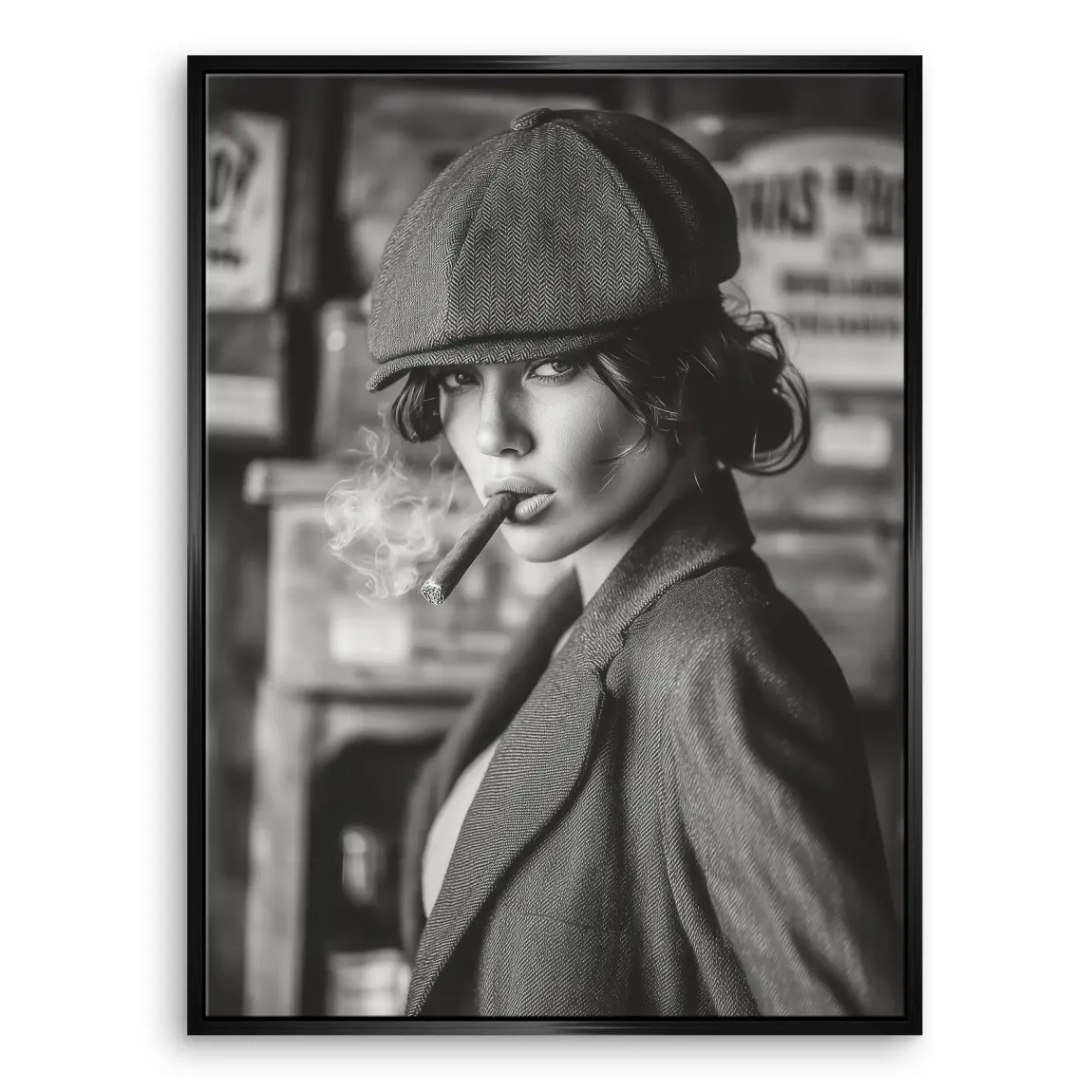Beauty Smoke Affairs Leinwand Bild INGALERIE