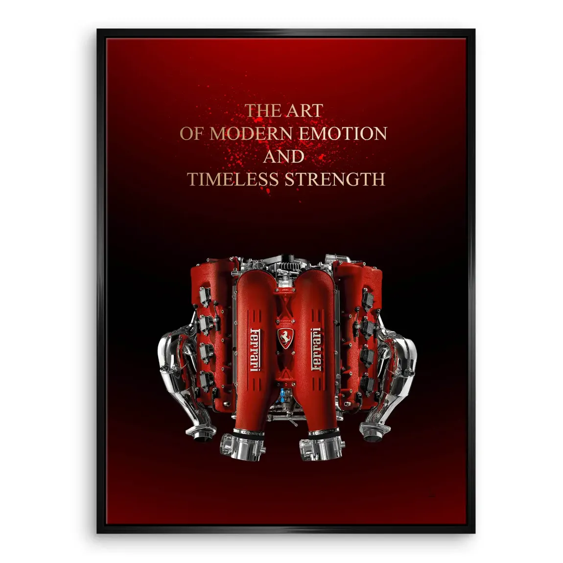 Ferrari Heart of Speed Leinwand Bild